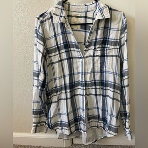American Eagle Boyfriend fit Flannel size Medium
